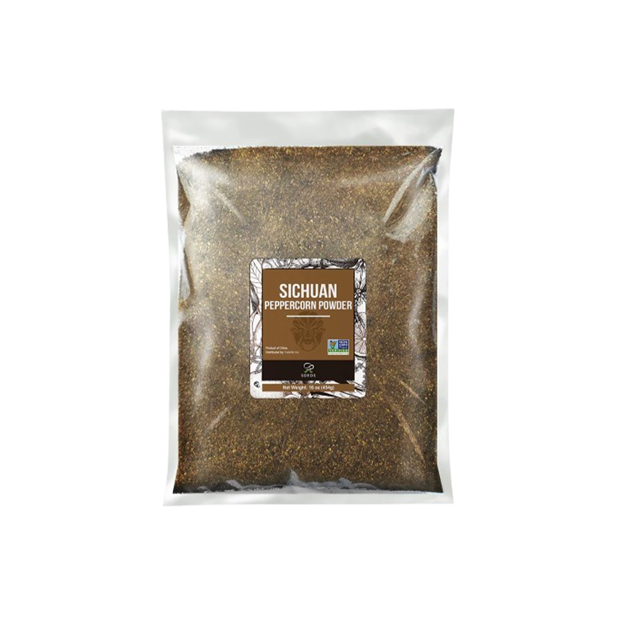Soeos Sichuan Peppercorn Powder - Case of 20 - 16 oz (1 lb)