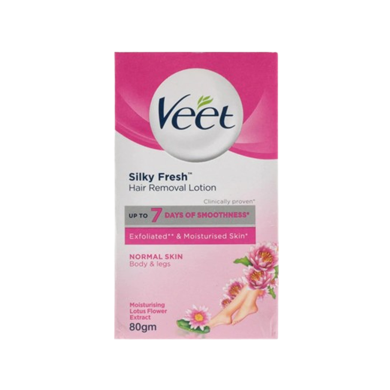 Veet Hair Removal Lotion Silky Fresh Normal Skin 80g