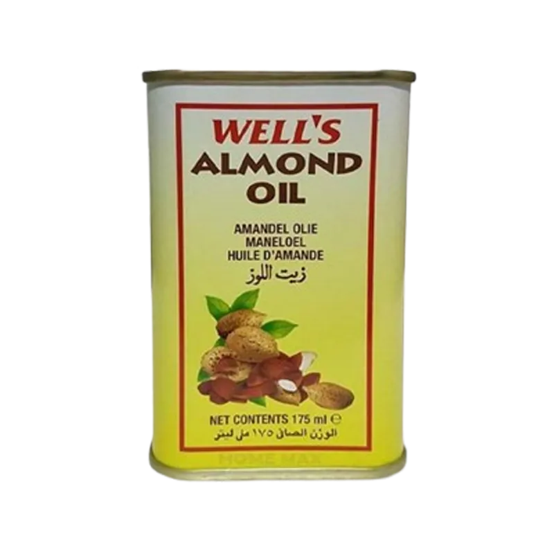 Wells Edible Oil (175ml,Almond Oil)