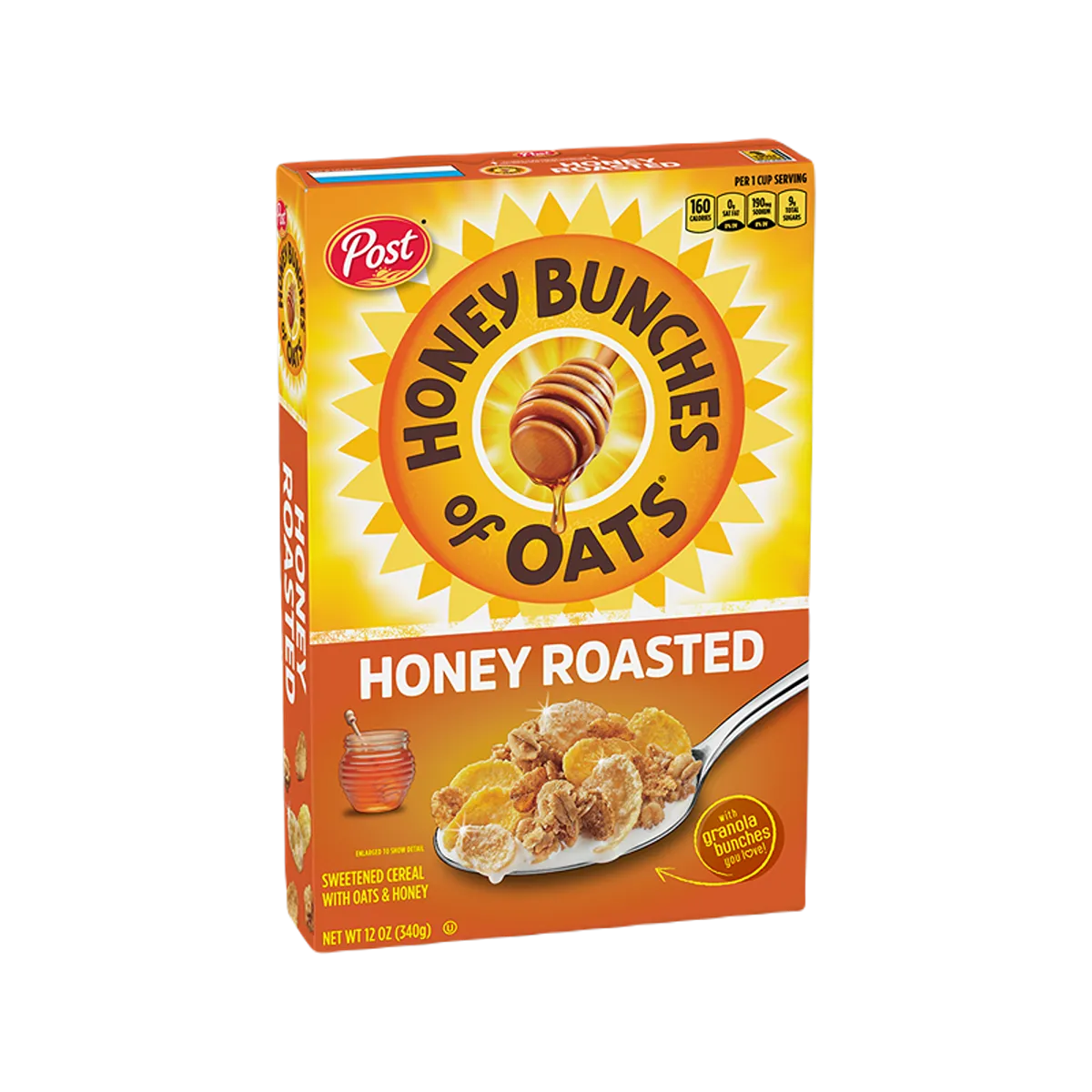 Post Cereal Honey Bunches of Oats Honey Roasted 340g