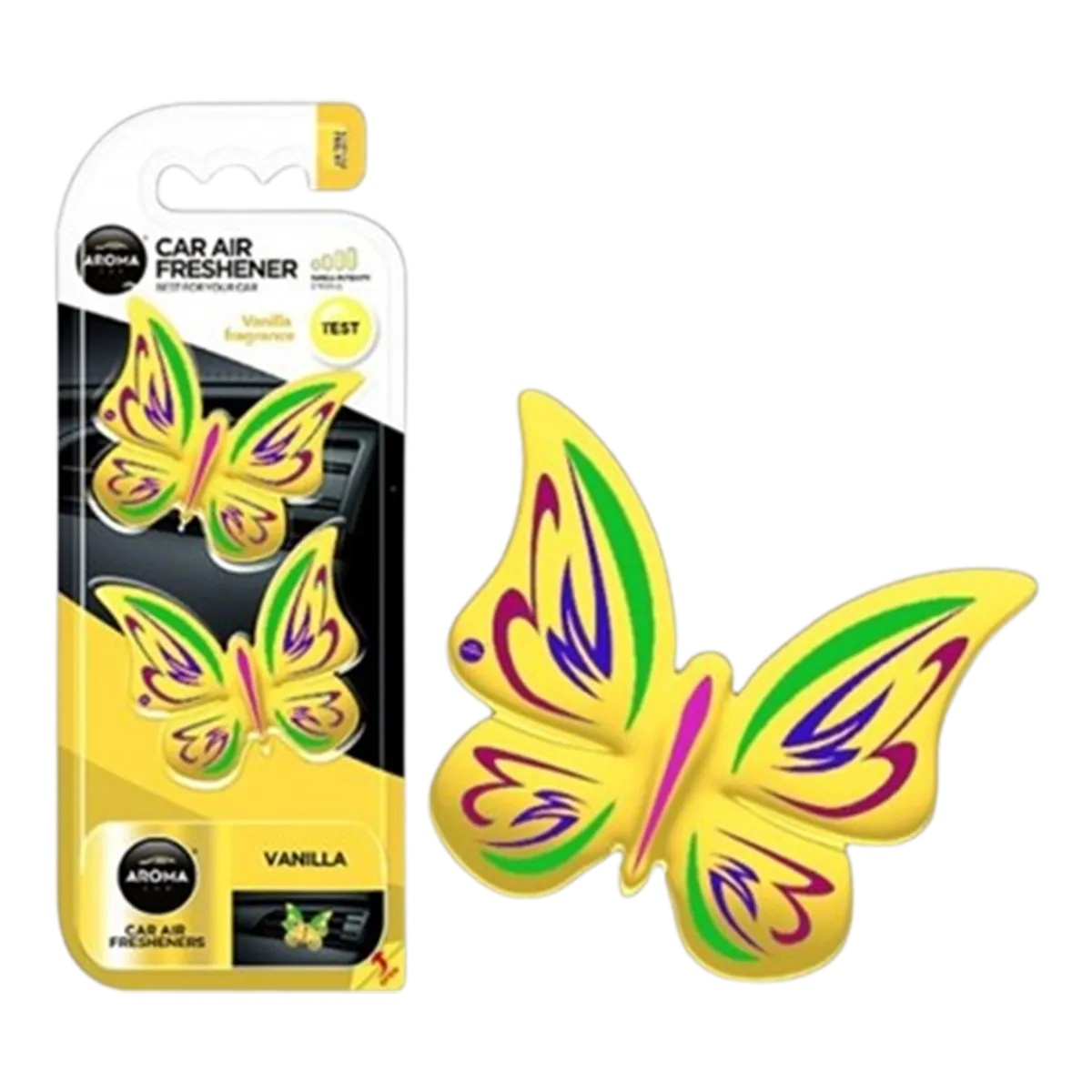 Aroma Car air freshener BUTTERFLY Vanilla 2s