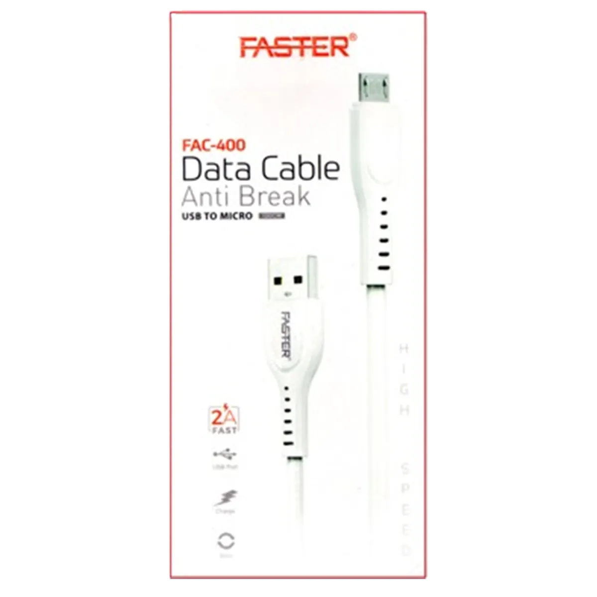 Faster FAC - 400 Data Cable Anti Break Usb To