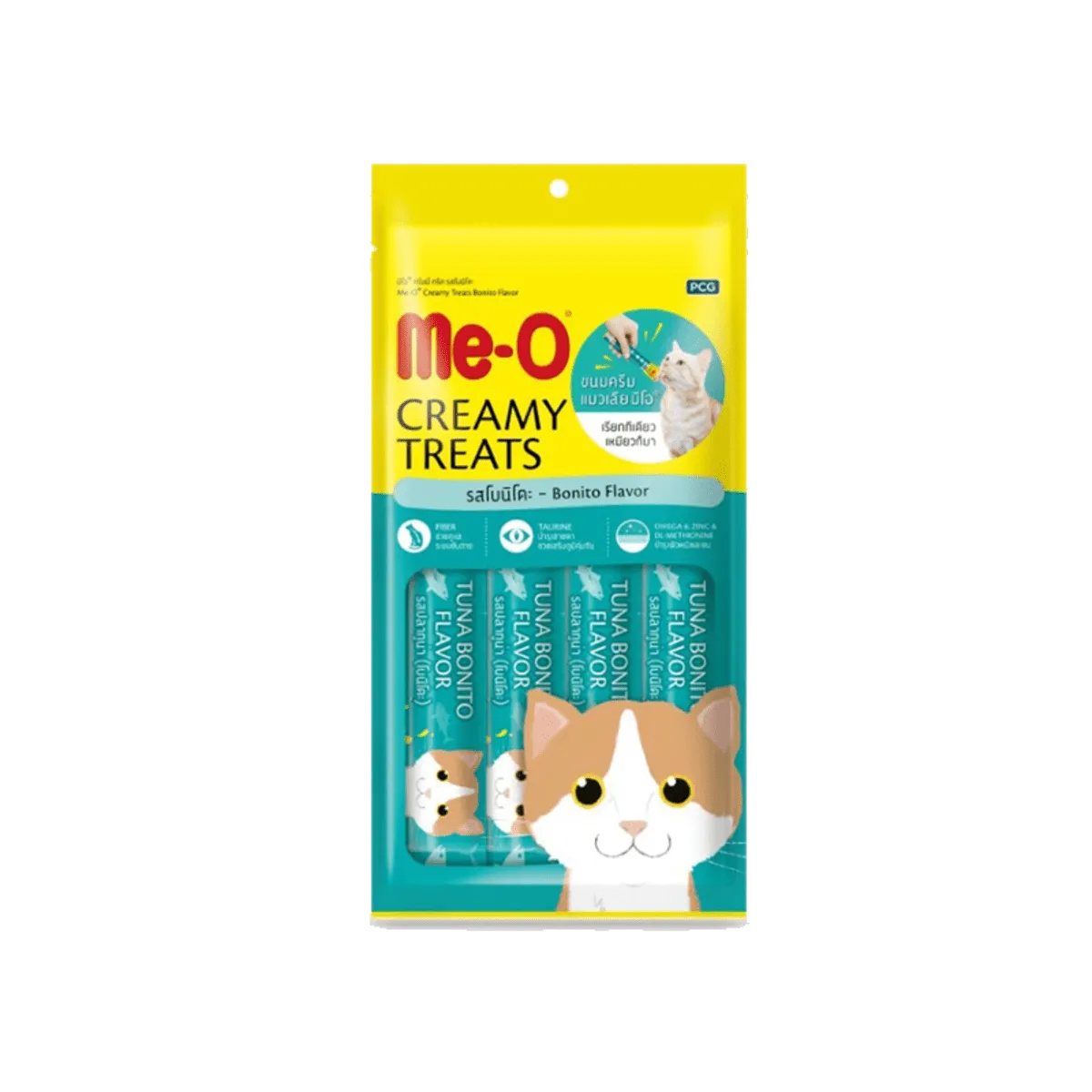 Me-o Creamy Treats Bonito 15g 4 sachets
