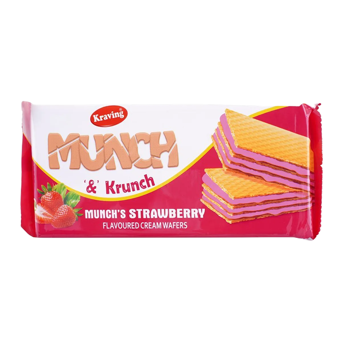 Krunchees Sugar Free Wafer Strawberry 100g
