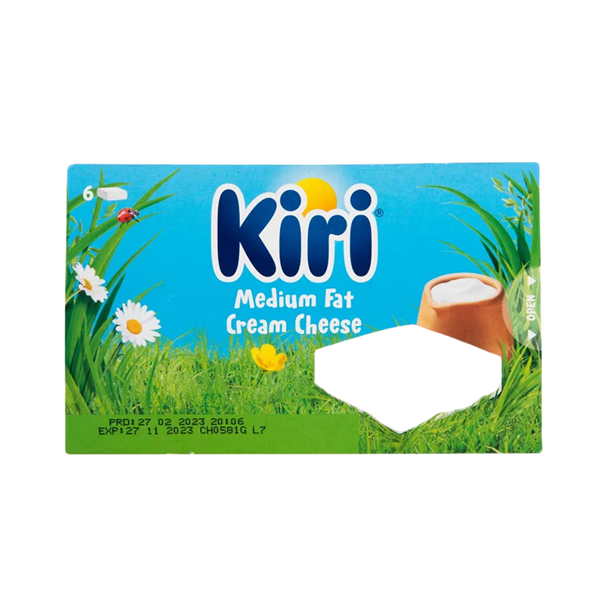 Kiri Cheese Cream Medium Fat 100g 6s