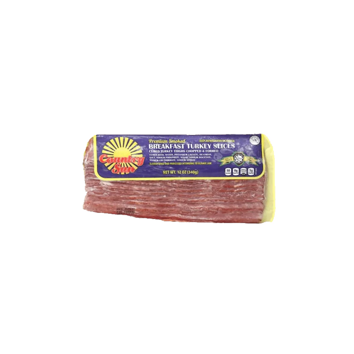 Kafe Frozen Turkey Breakfast Slice 340g