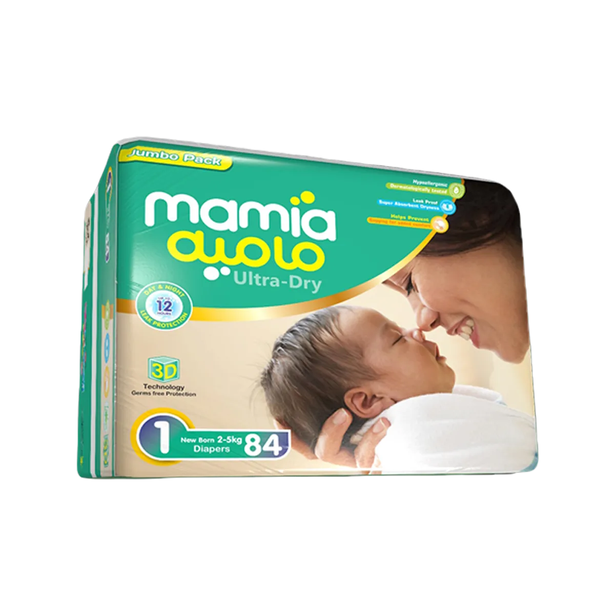 Mamia Ultra Dry Paipers 1-84Pcs
