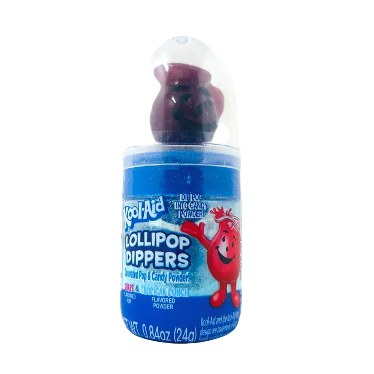 Kool Aid Lollipop Dippers Grape And Tropical 24g