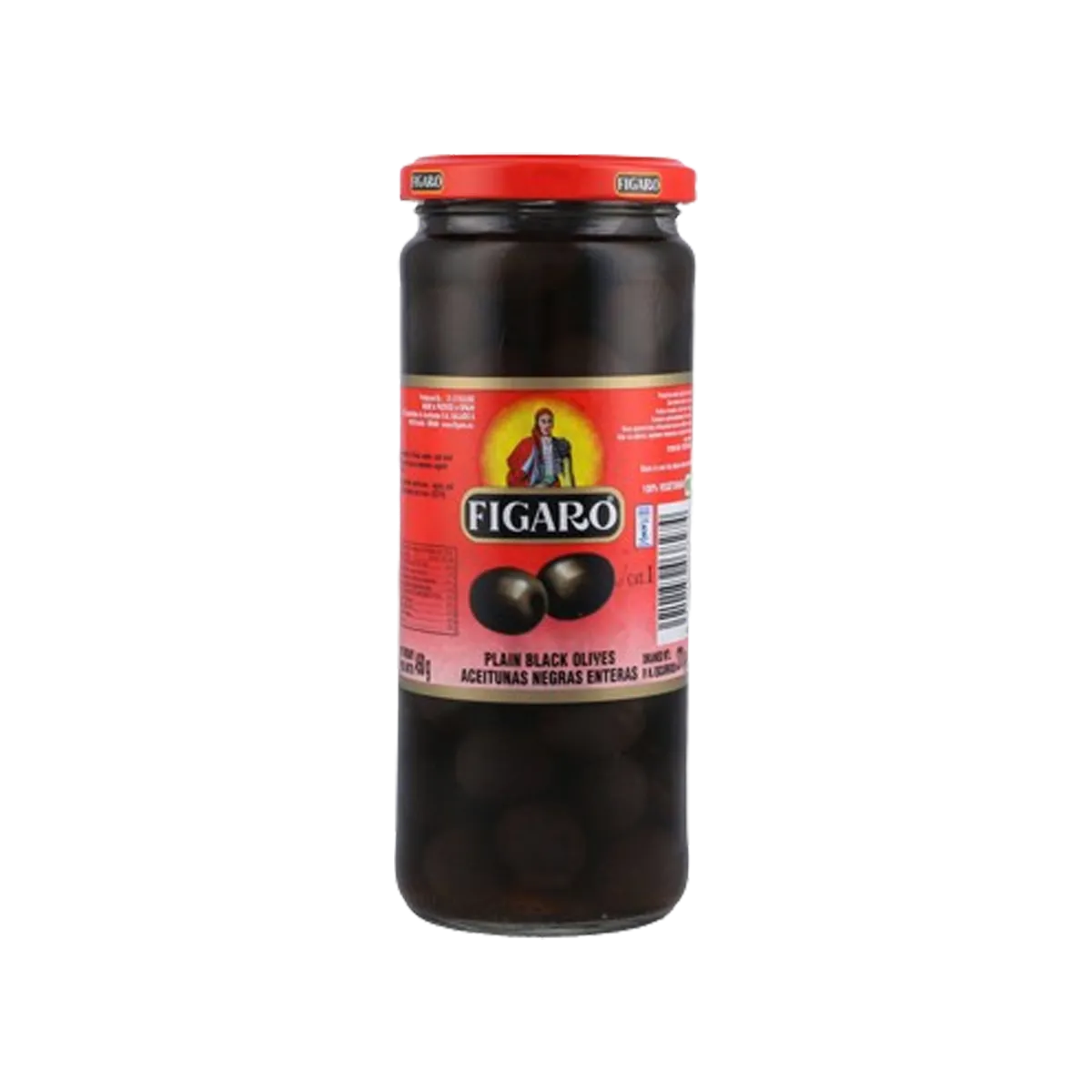Figaro Black Olives Plain 270g