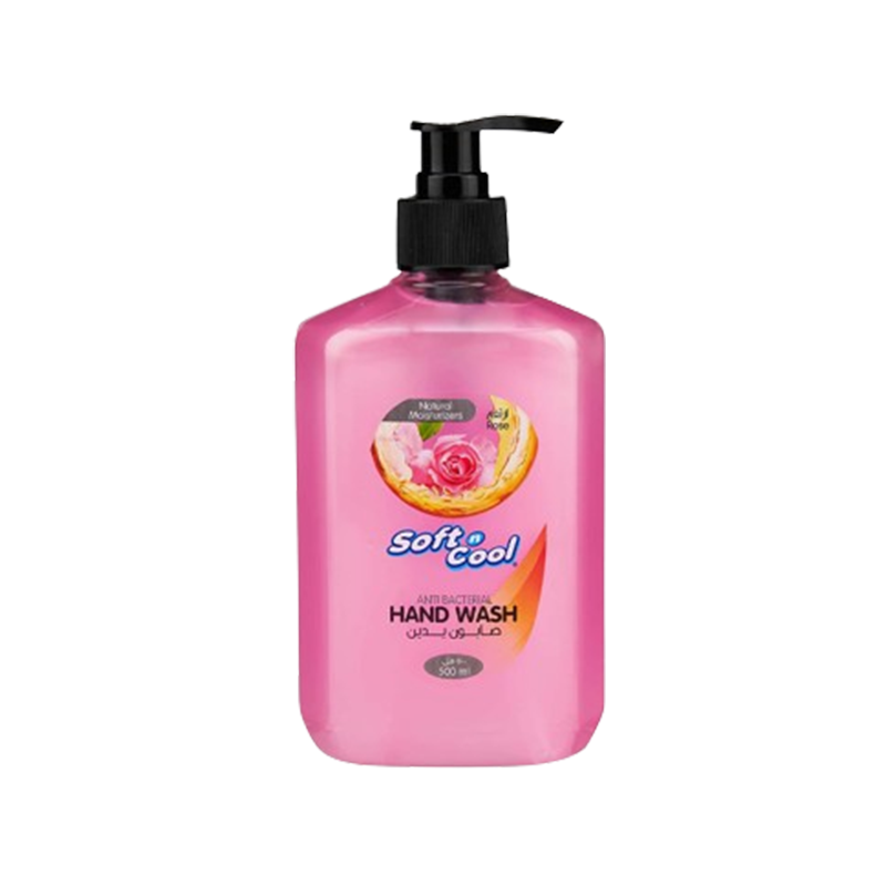 Soft N Soft Antibacterial Hand Wash Pink Flower 500ml