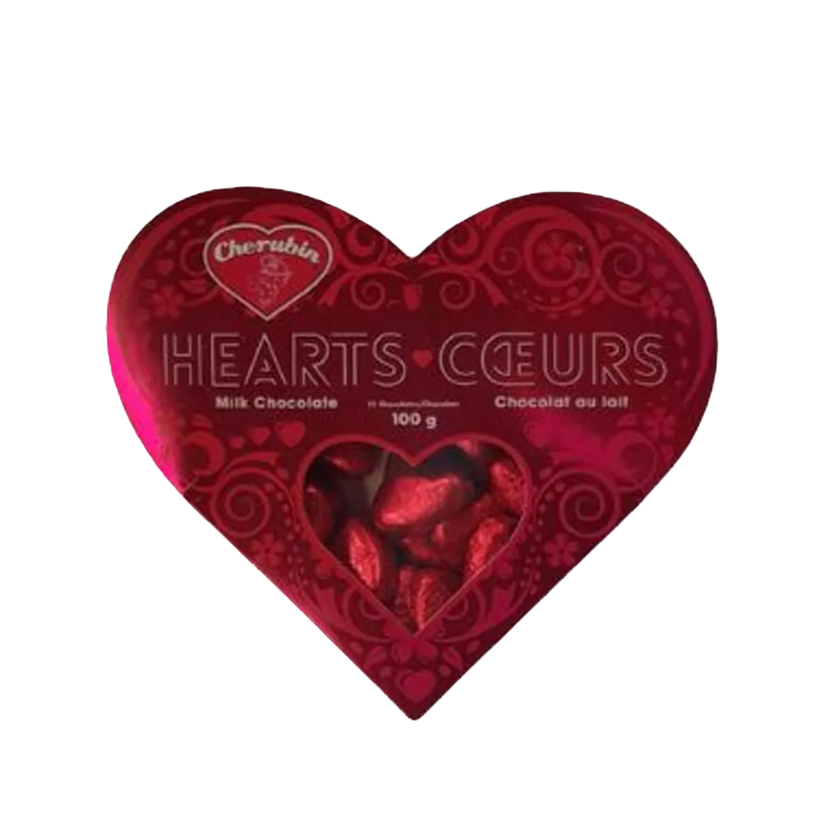 Cherubin Heart Milk Chocolate 100gm