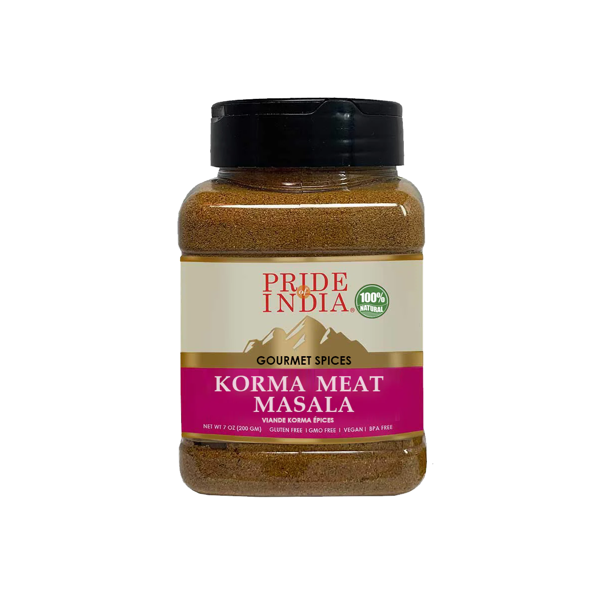 PRIDE OF INDIA Korma Meat Masala - Case of 6 -  1.7 oz