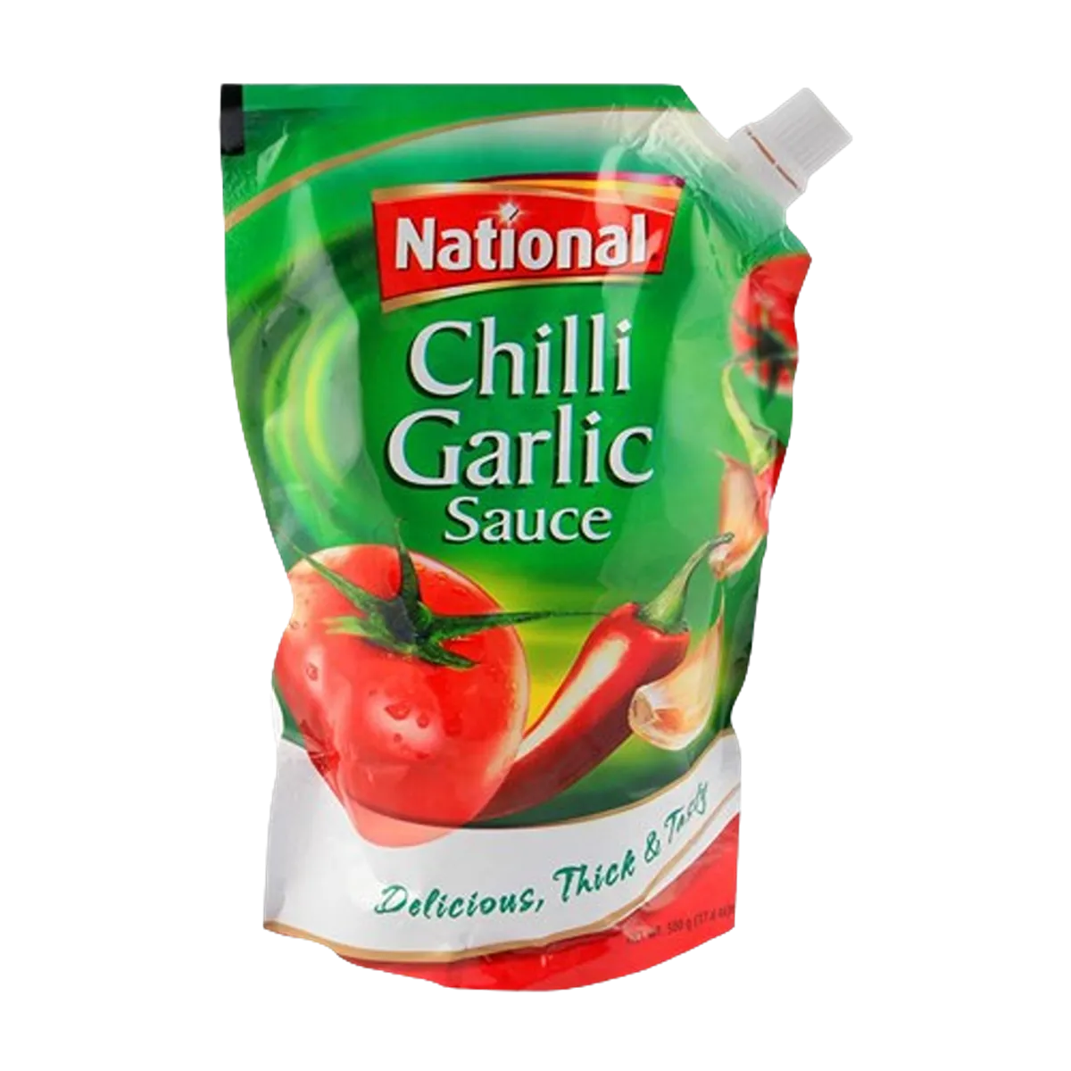 National Chilli Garlic Sauce Pouch 500g