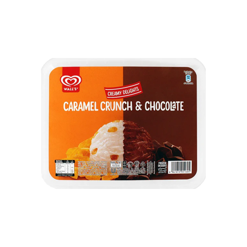 Walls Bucket Caramel & Chocolate 1.4 Ltr