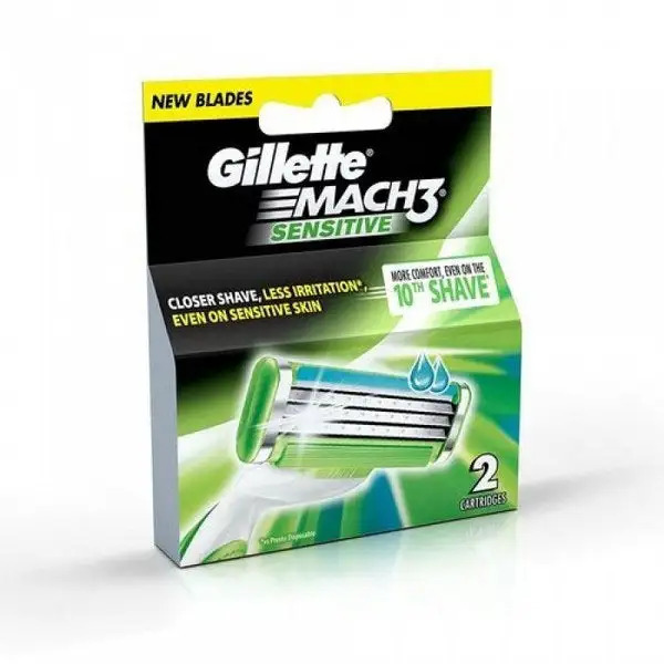 Gillette Mach 3 Catriges 2Blades