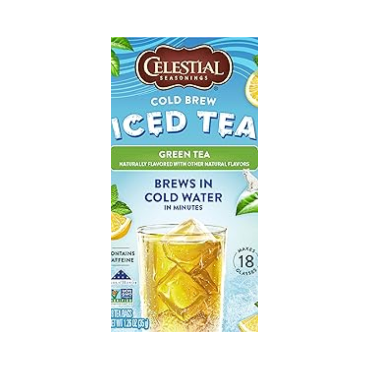 Celestial Seasonings, Ice Tea Cold Brw R W&B Cf, Case Of 6, 18 bag
