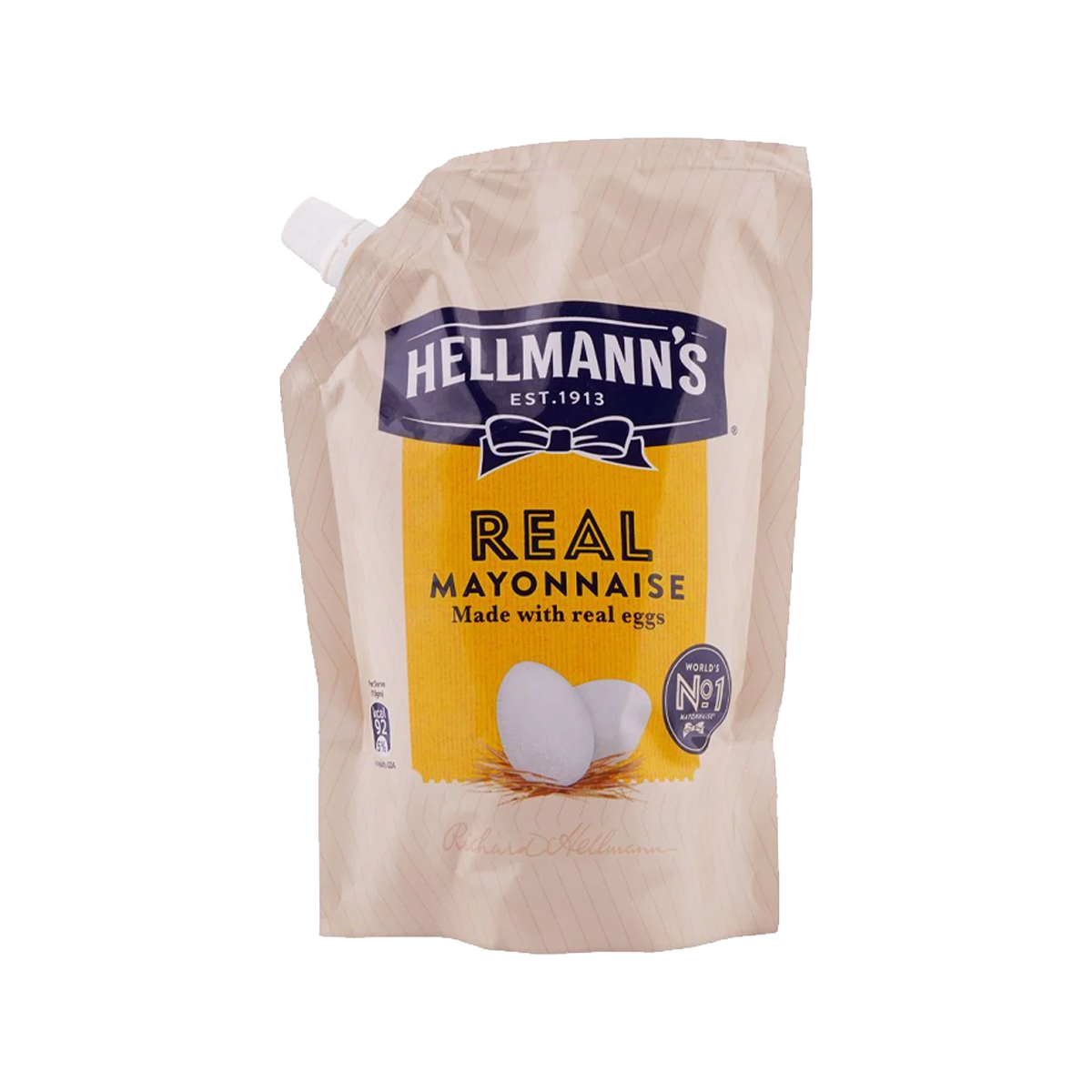 Hellmanns Real Mayonnaise Pouch 450g