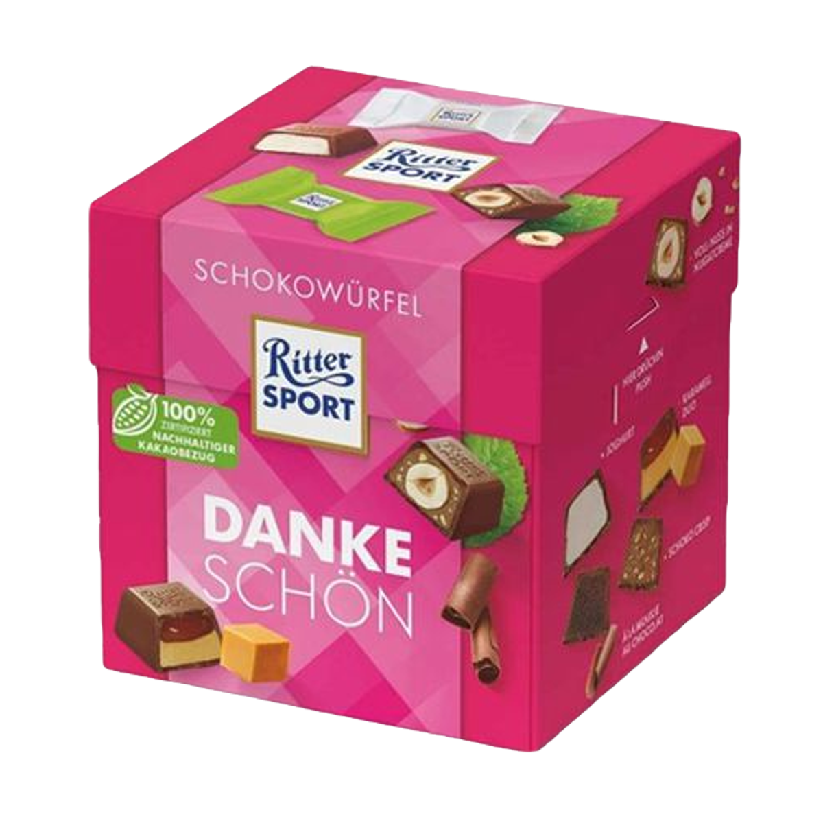 Ritter Sport Chocolate Cubes Danke Schön 176g