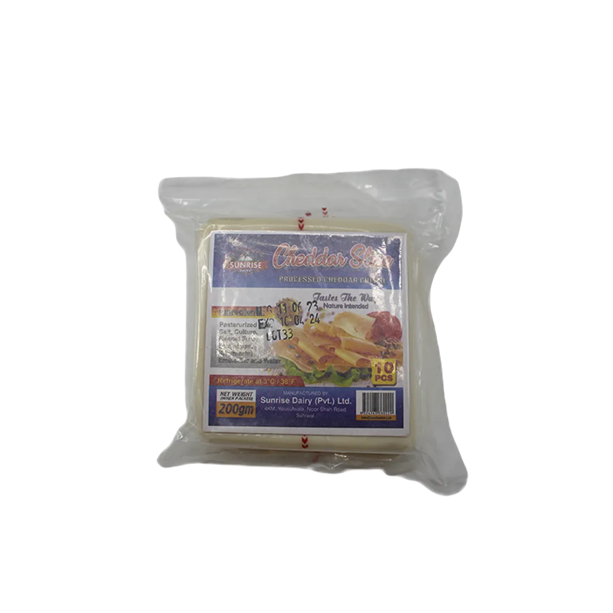 Sun Rise cheddar slice 200g