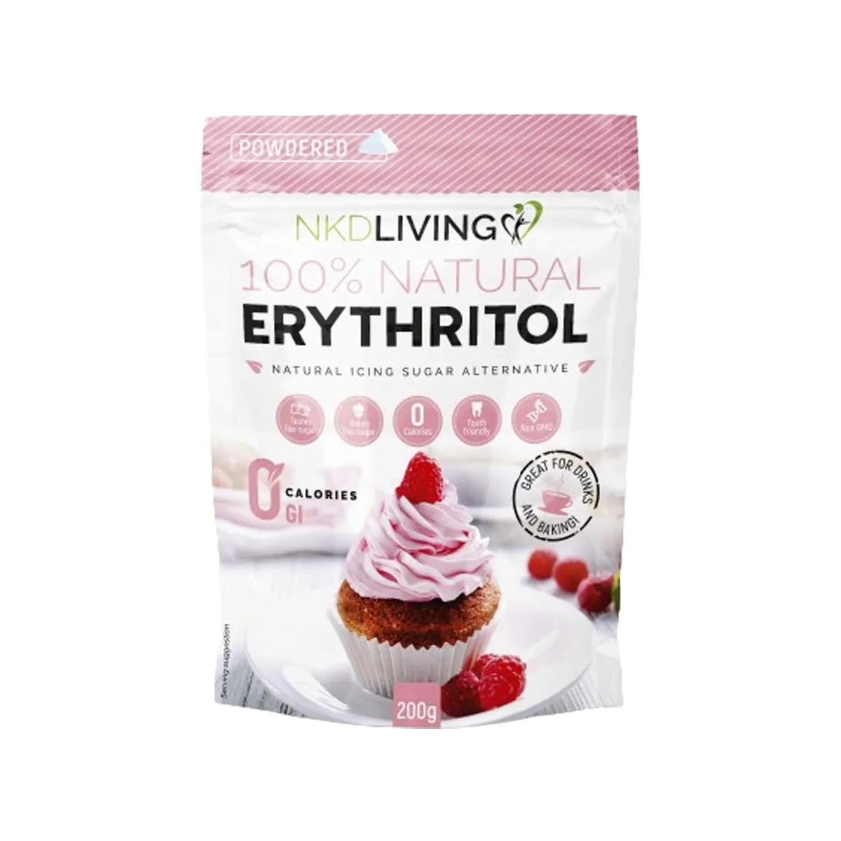 NKD Living Erythritol Powdered 200g