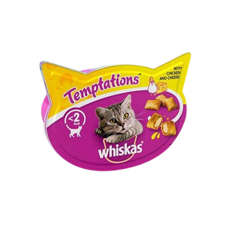 Whiskas Cat Food Temptation Chicken Cheese 60g