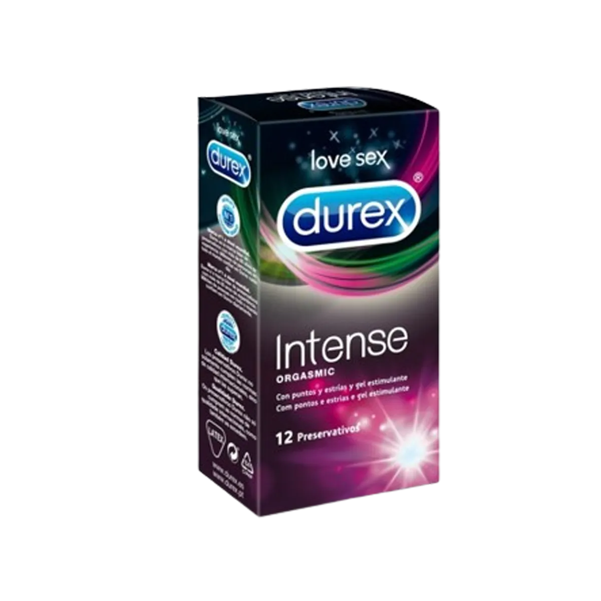 Durex Condoms Intense Orgasmic 12s
