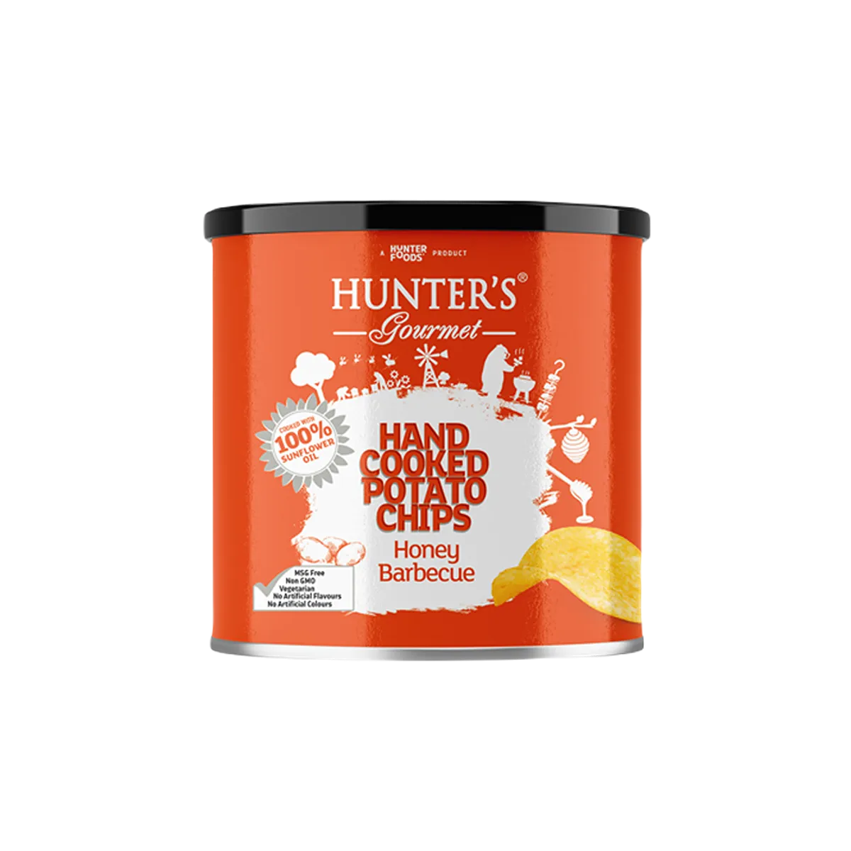 Gou Rmet Hand Cooked Kettle Chips Honey BBQ 100gm