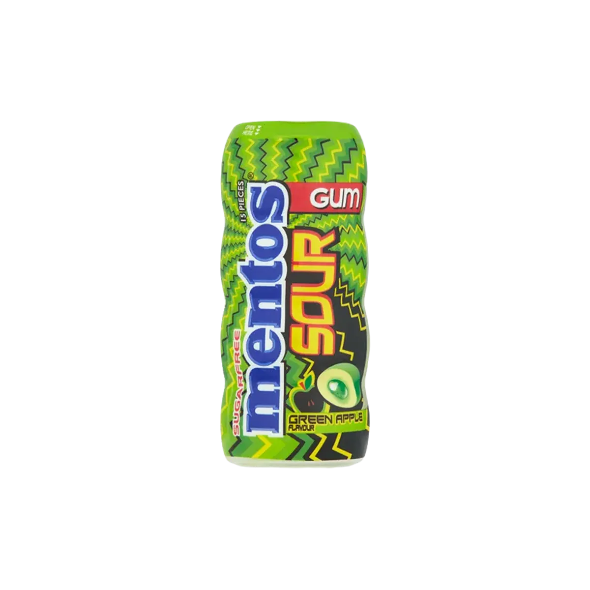 Mentos Gum Pocket Bottle Sour Apple 30g