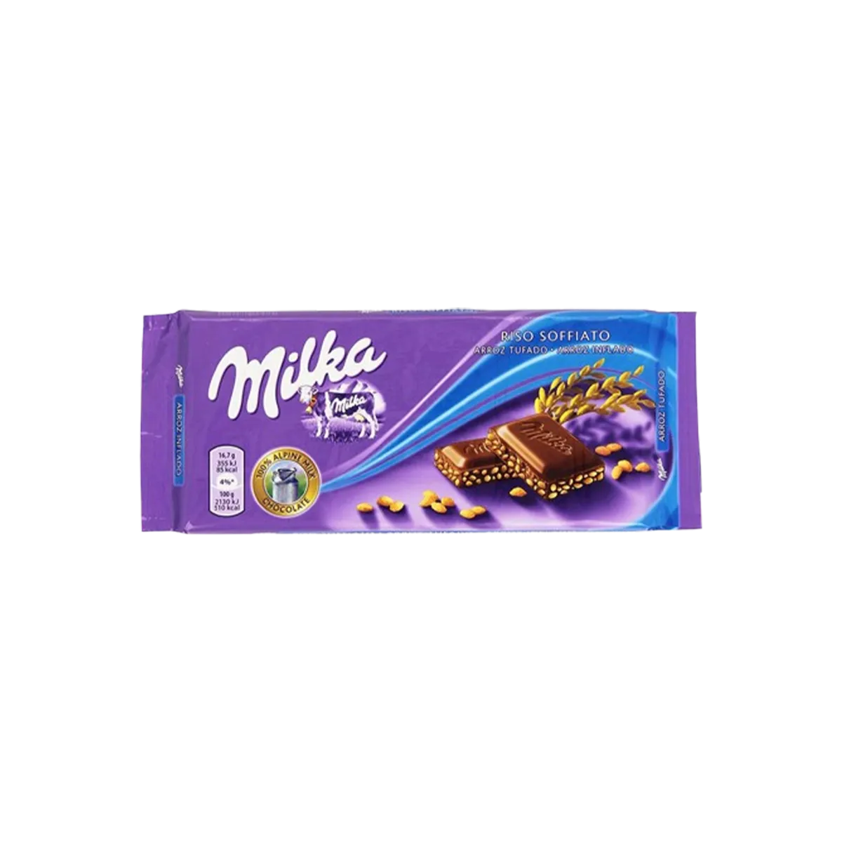 Milka Riso Soffiato Chocolate 100g