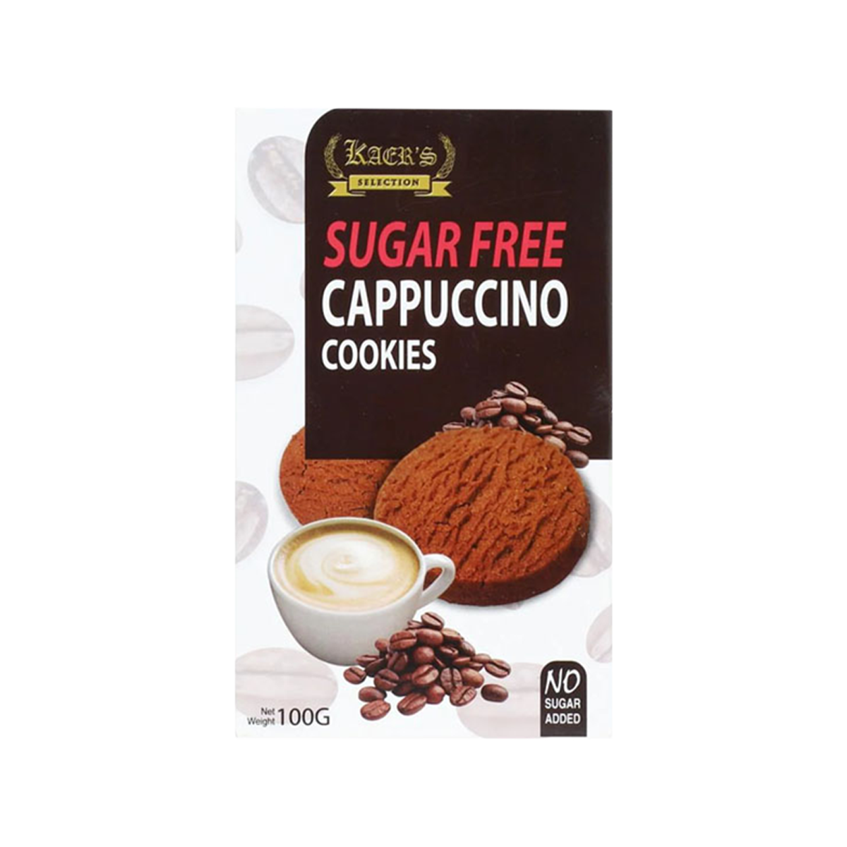Kaers Sugar Free Cappuccino Cookies 100g