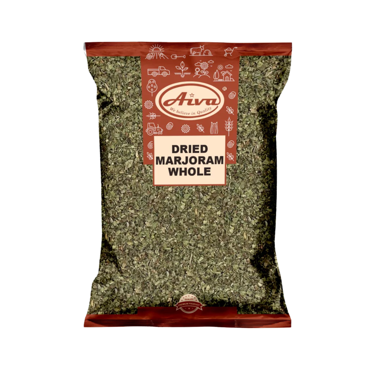 Aiva Dried Marjoram Whole Marjoram Herb Culinary Marjoram Leaves 14 oz