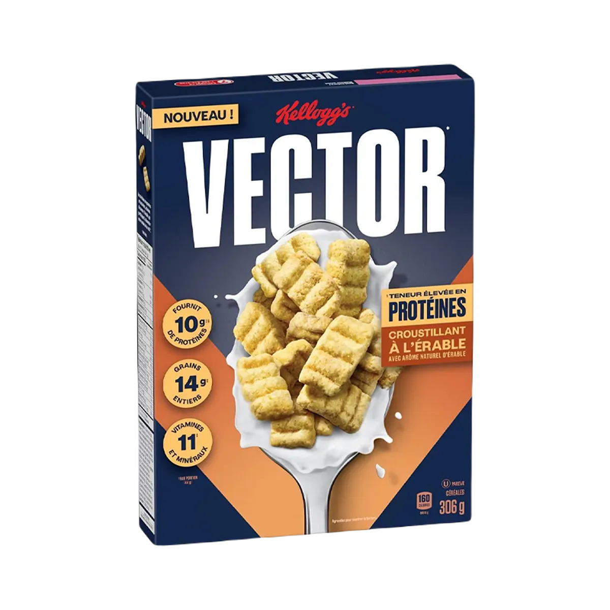 Kelloggs Cereal Vector Maple Crunch 306g