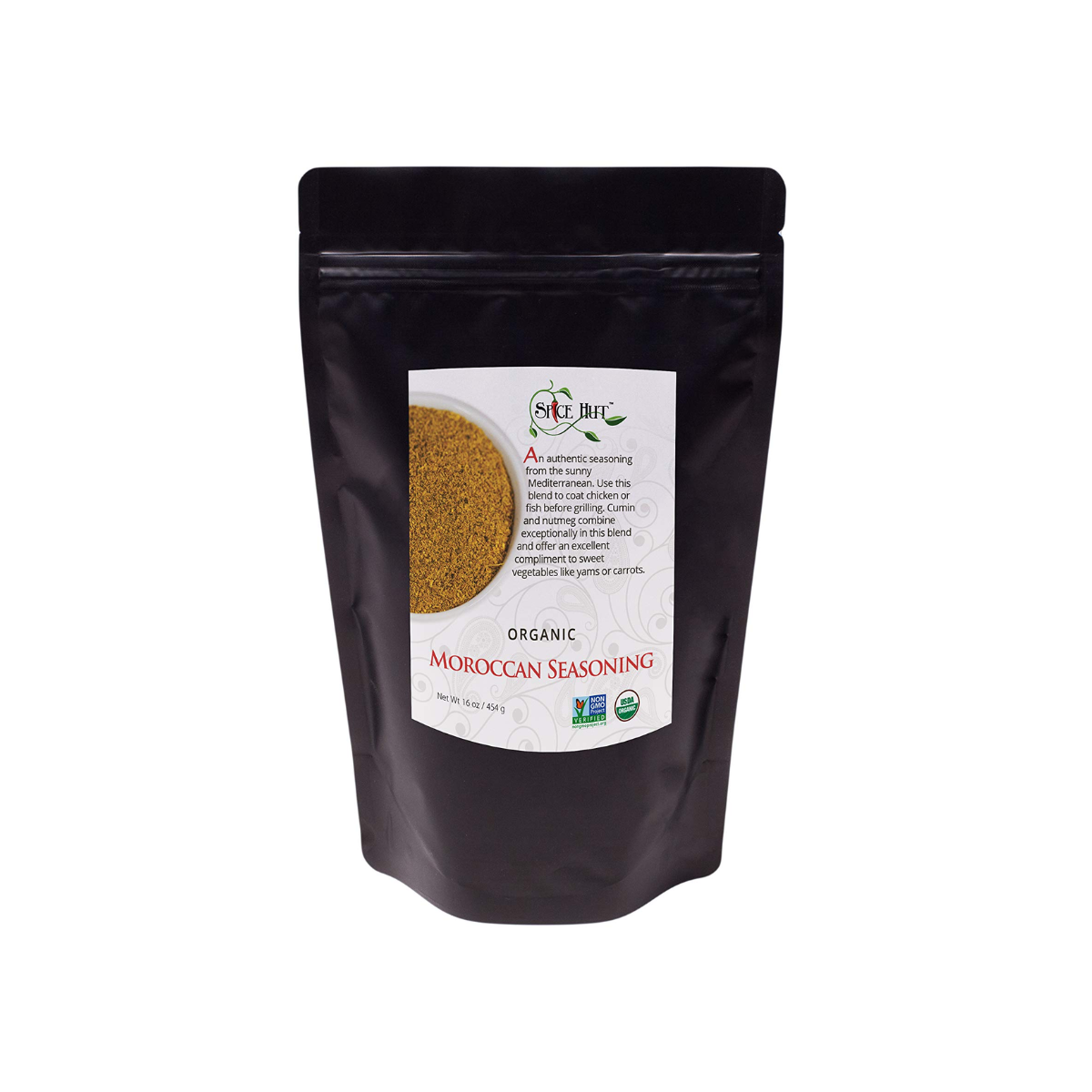 The Spice Hut, Organic Steak Seasoning, Case of 6 Pouches, 2 Ounces / Pouch