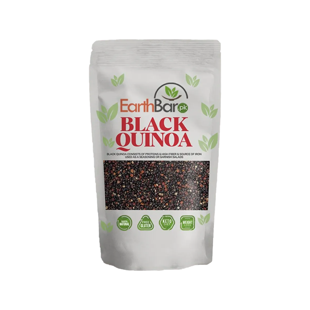 EarthBar Organic Quinoa Black 250g