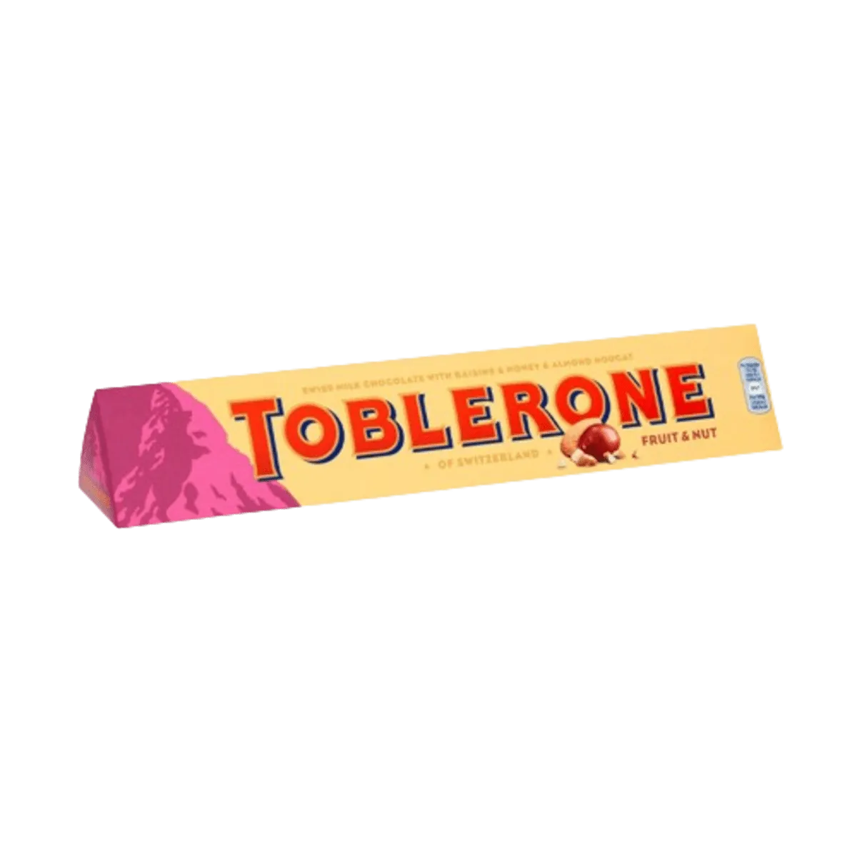 Toblerone Fruit & Nut Chocolate Bar 100 Grams