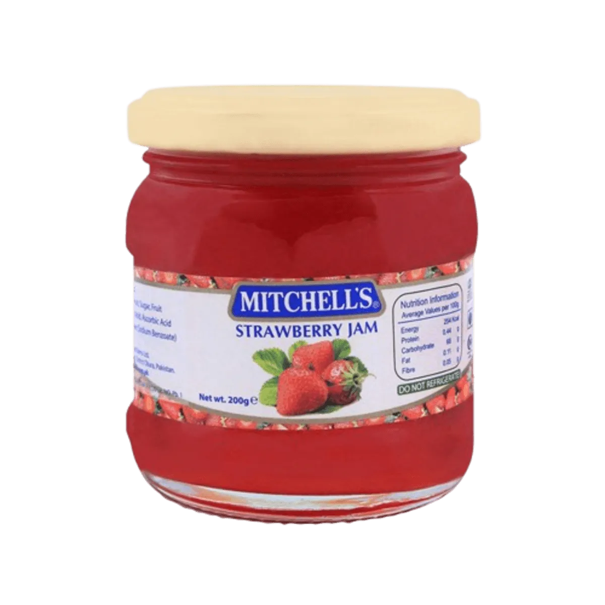 Mitchells Strawberry Jelly 200gm