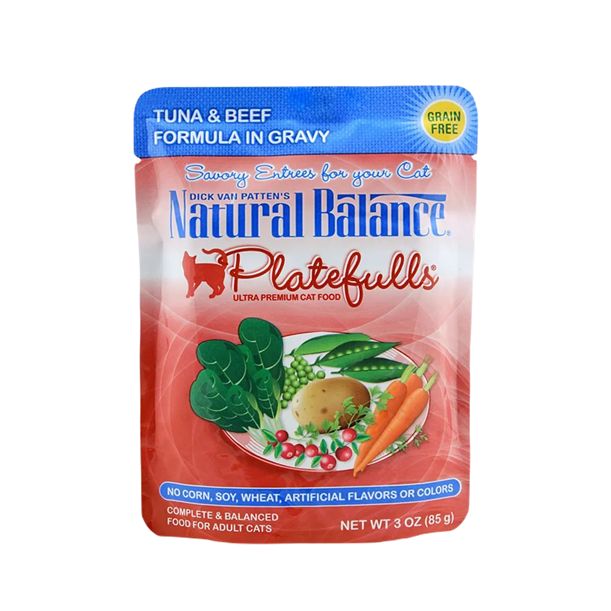 Natural Balance Platefulls Tuna & Beef Formula 85g