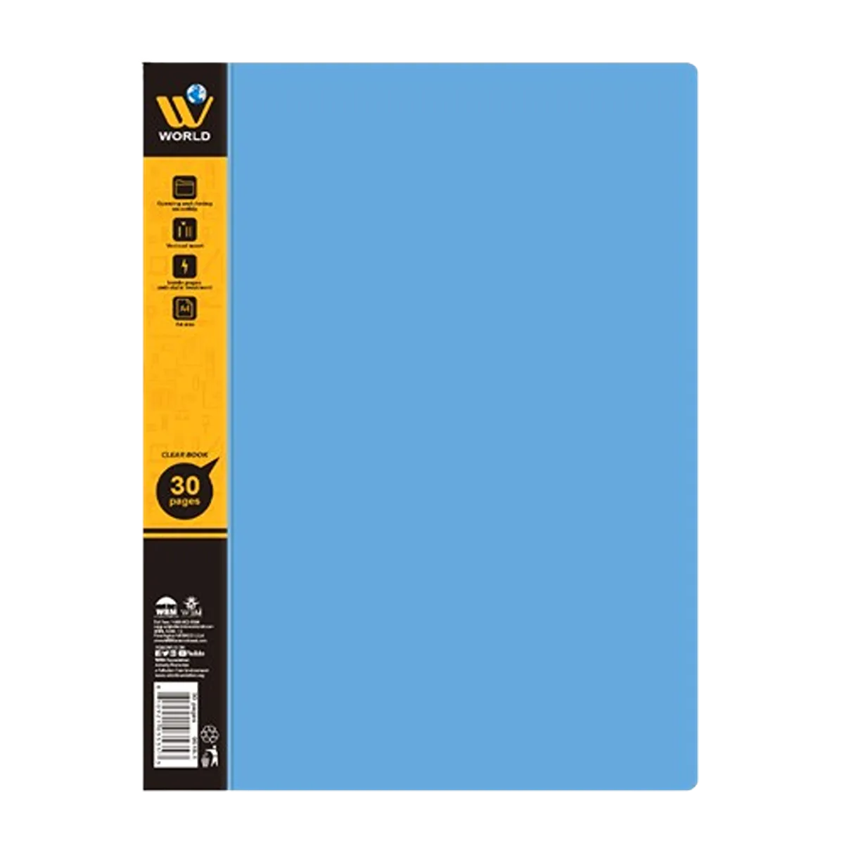 WBM Clear Book A4 Holder 60P 9518-2