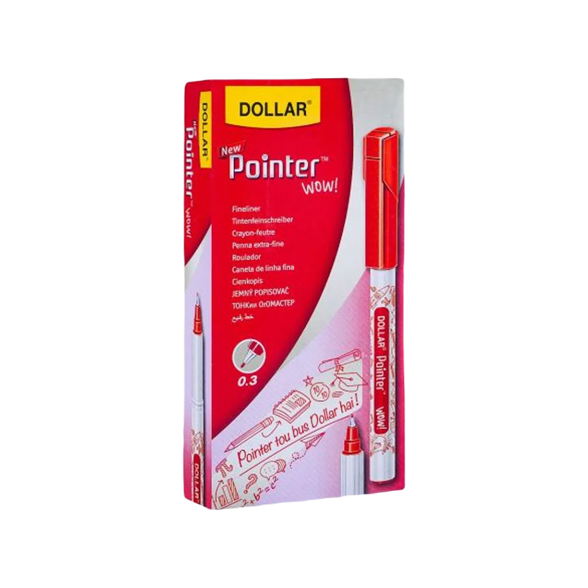 Dollar Pointer Wow Red