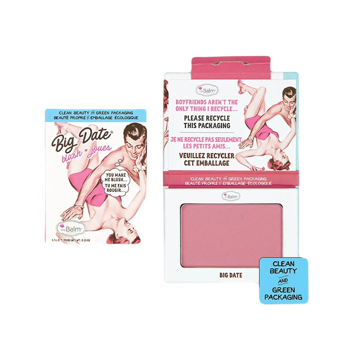 The Balm Clean And Green Powder Blush