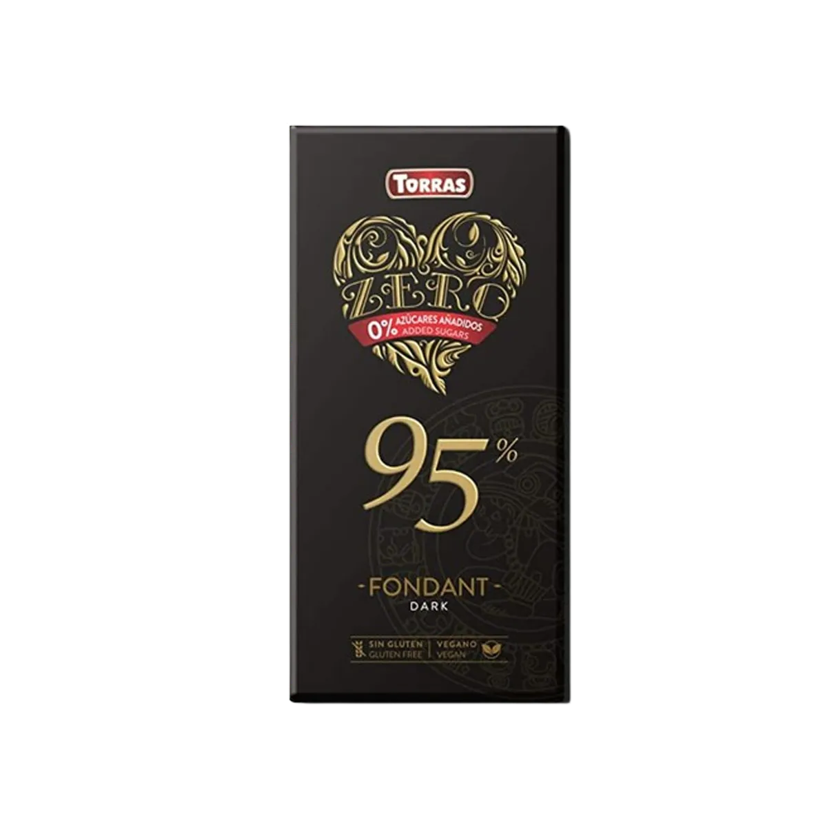Torras Zero Chocolate 95% Fondant Dark 100g