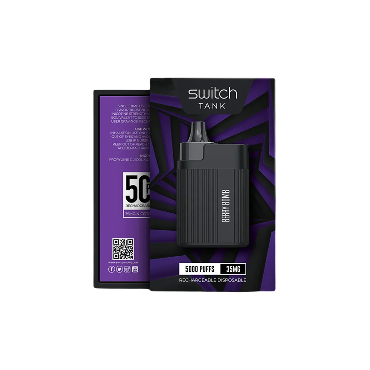 Switch Tank Berry Bomb 5000 Puffs