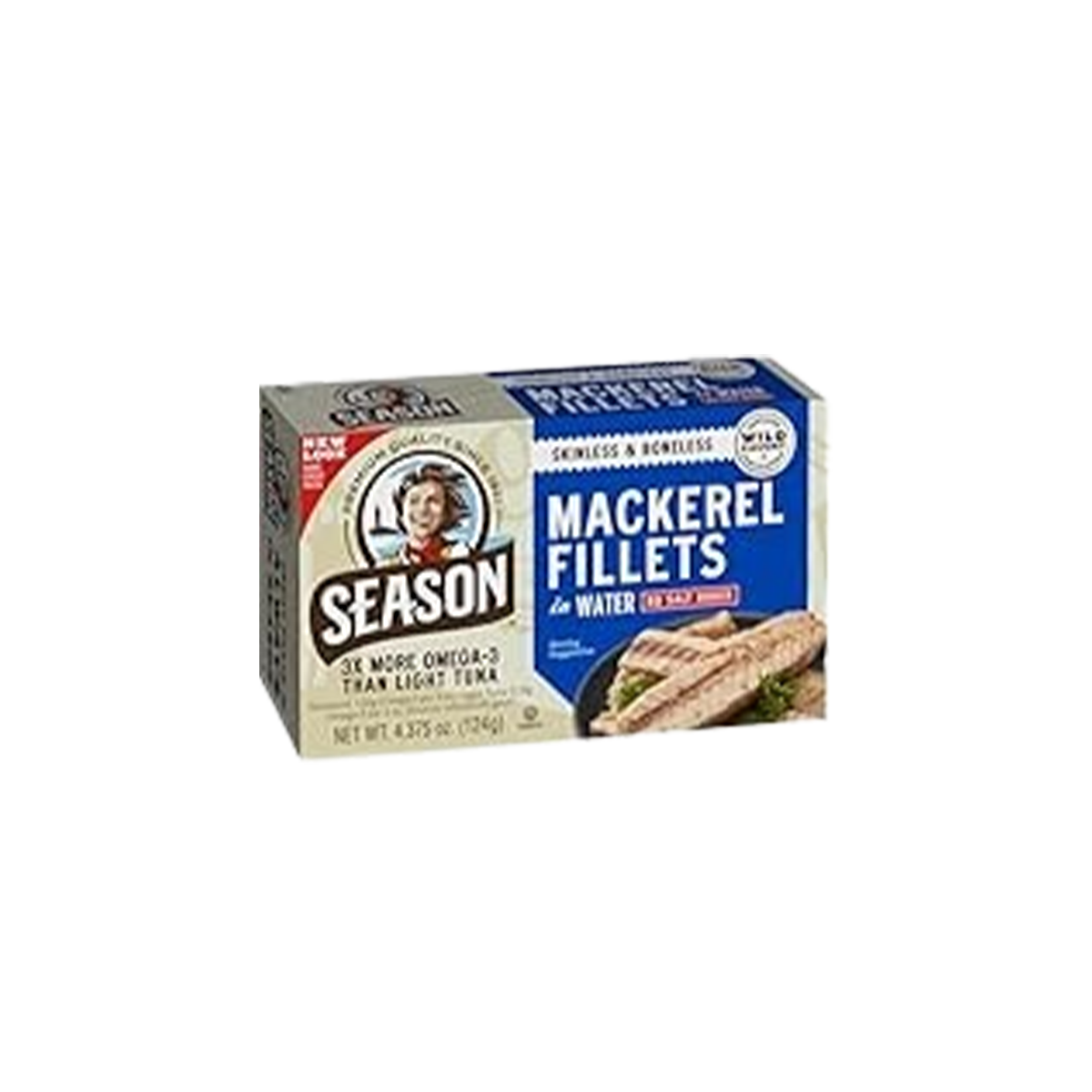 Season, Grilled Mackerel Skinlss/Boneless In Olive Oil, Case Of 12, 9.17 oz