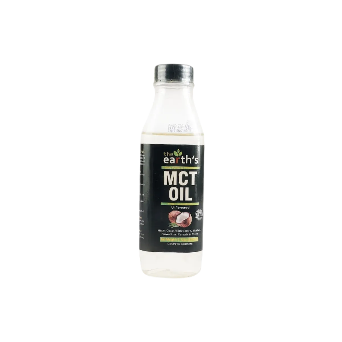 The Earth's Mct Oil from Coconut Unflavoured Dietary Supplement 270ml