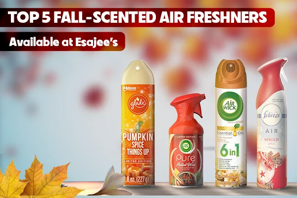 Top 5 Fall-Scented Air Fresheners Available at Esajee's