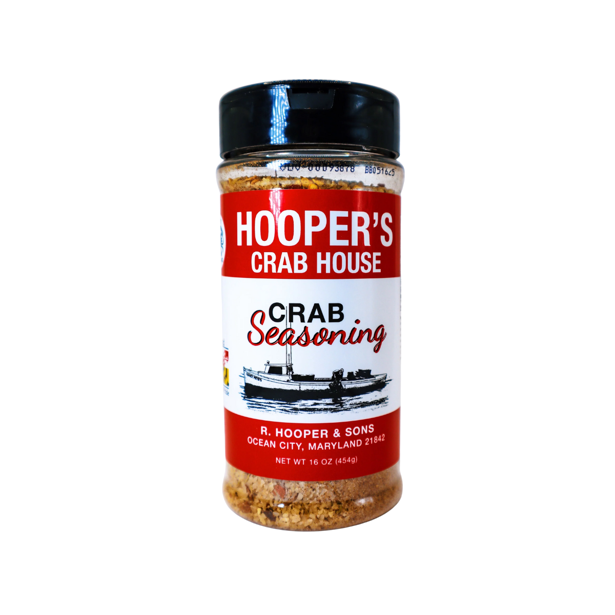 Tomahawk Jim's Seasoning - Hooper's Crab Seasoning - Case of 12 - 16 oz
