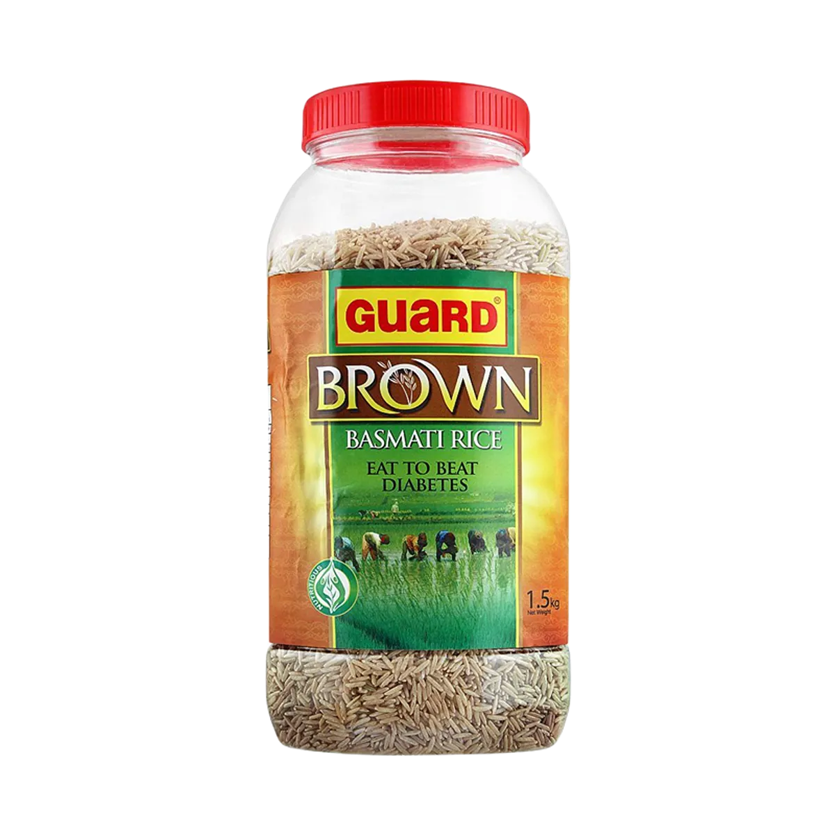 Guard Brown Basmati Rice 1.5kg Jar