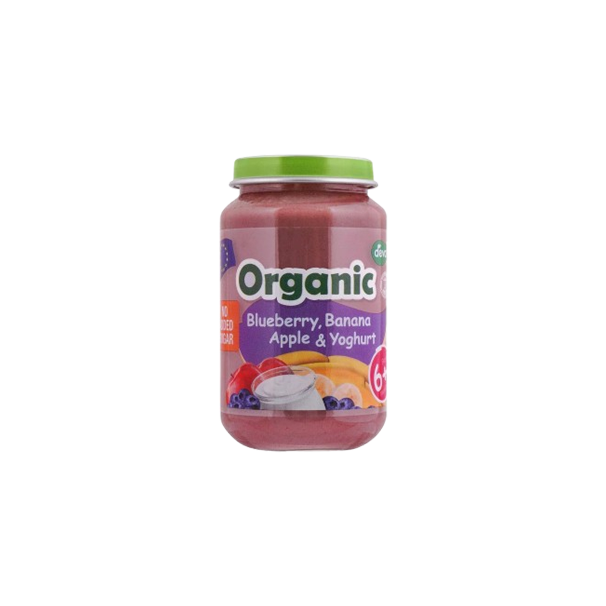 Deva Organic Blueberry, Banana Apple & Yoghurt 6+