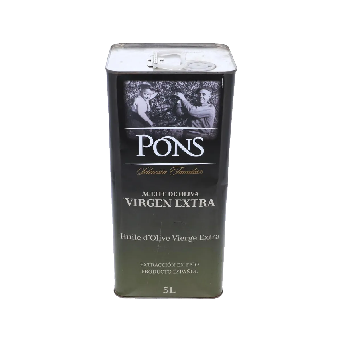 Pons Olive Oil Extra Virgin Tin 5L