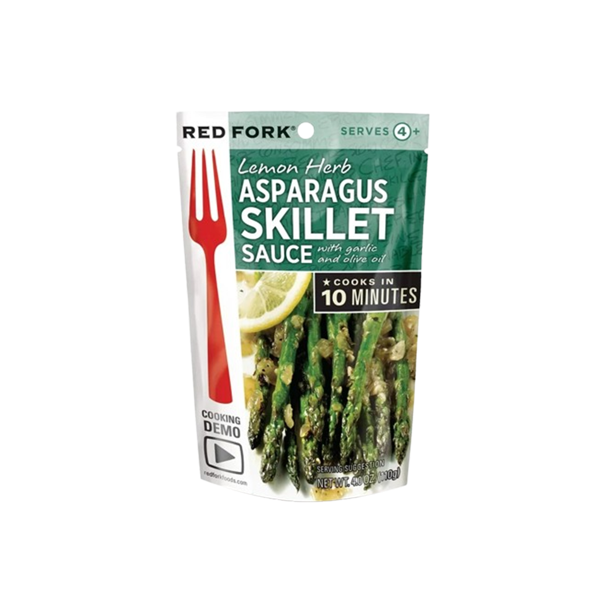 Red Fork, Seasoning Sauce Lemon Herbs Asparagus, Case Of 8, 4 oz